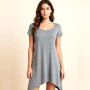 Vibe sportswear, grey knit dress, size small